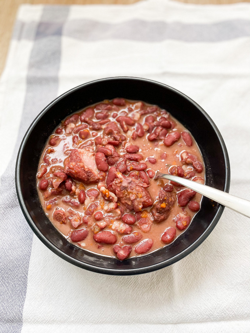  Thermomix® Thermomix® por el mundo recetas judias rojas con costillas en Thermomix® 1