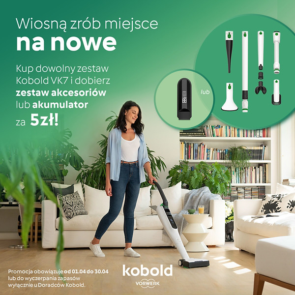 Porządki z Systemem Kobold - odkurzacz pionowy