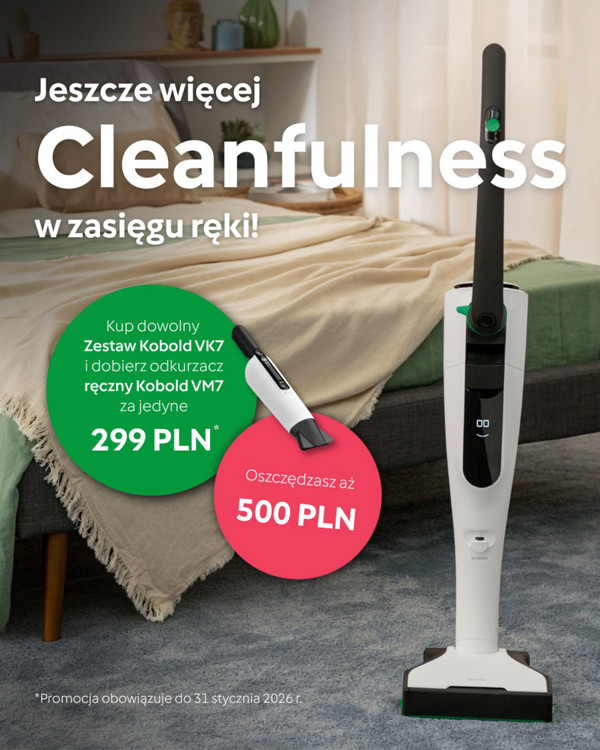 Porządki z Systemem Kobold - odkurzacz pionowy