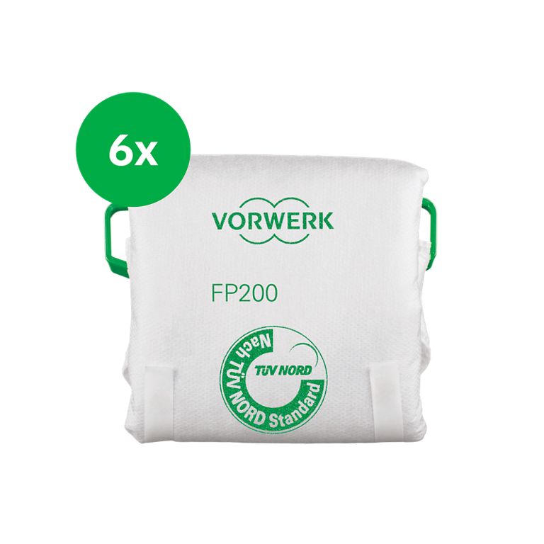 Vorwerk Kobold FP200 Premium Filtertüte (6 Stk.)
