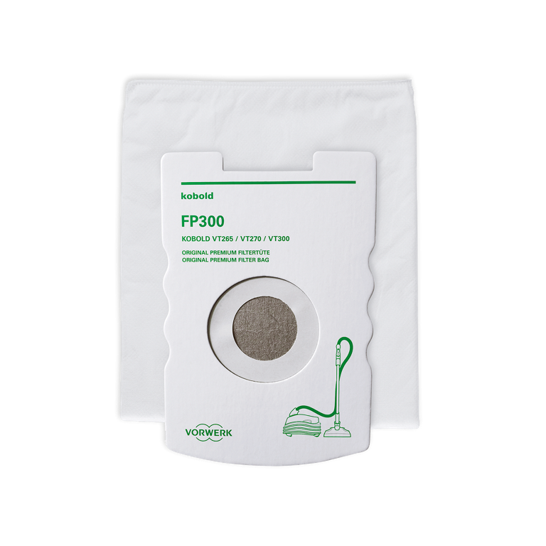 Vorwerk Kobold FP265-300 Premium Filtertüte (5 Stk.)