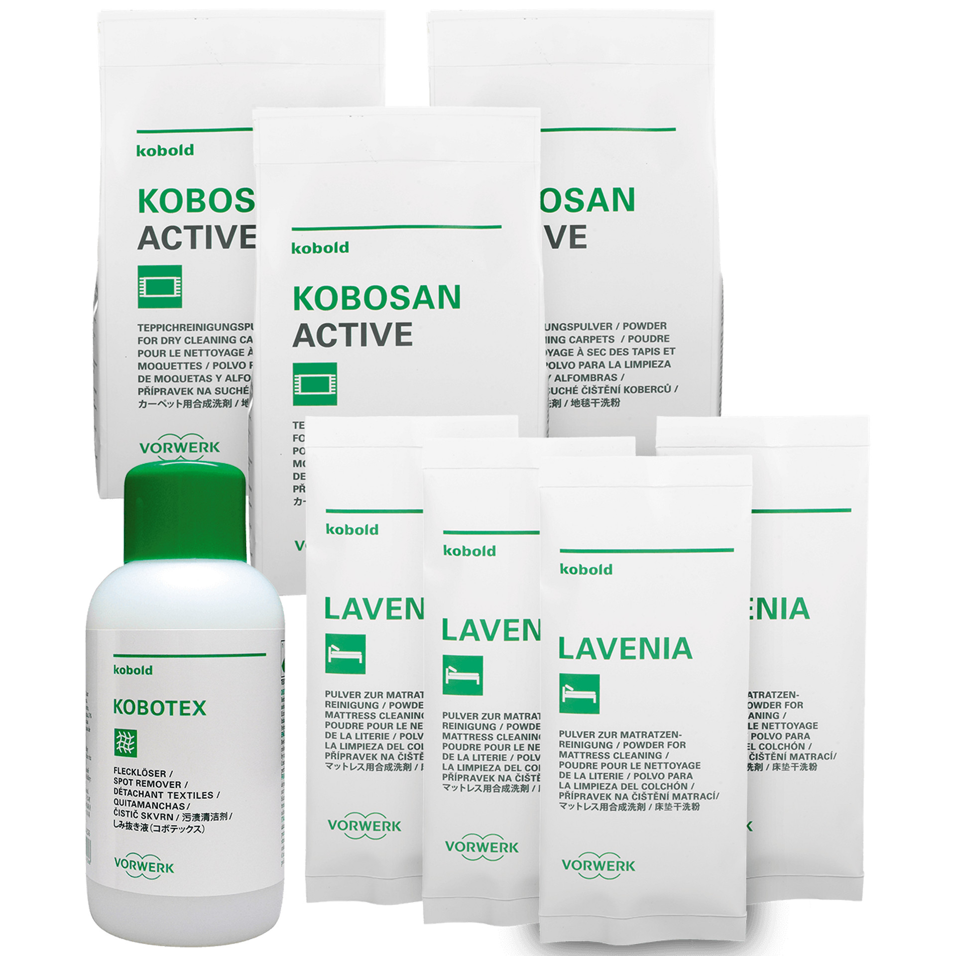Pack Fraîcheur : lot de produits nettoyant Kobold