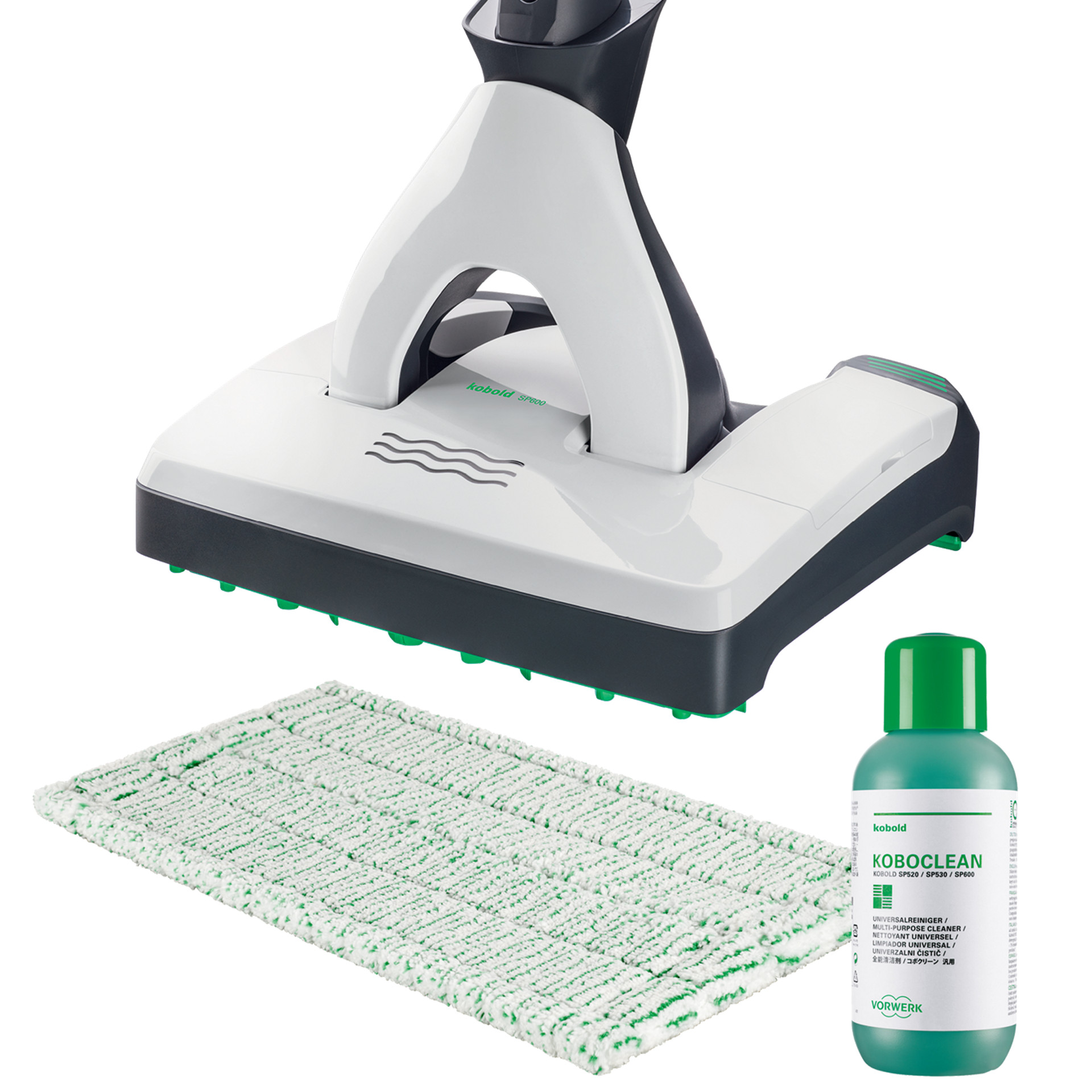 Przystawka Kobold SP600 solo z nakładkami i płynem Koboclean