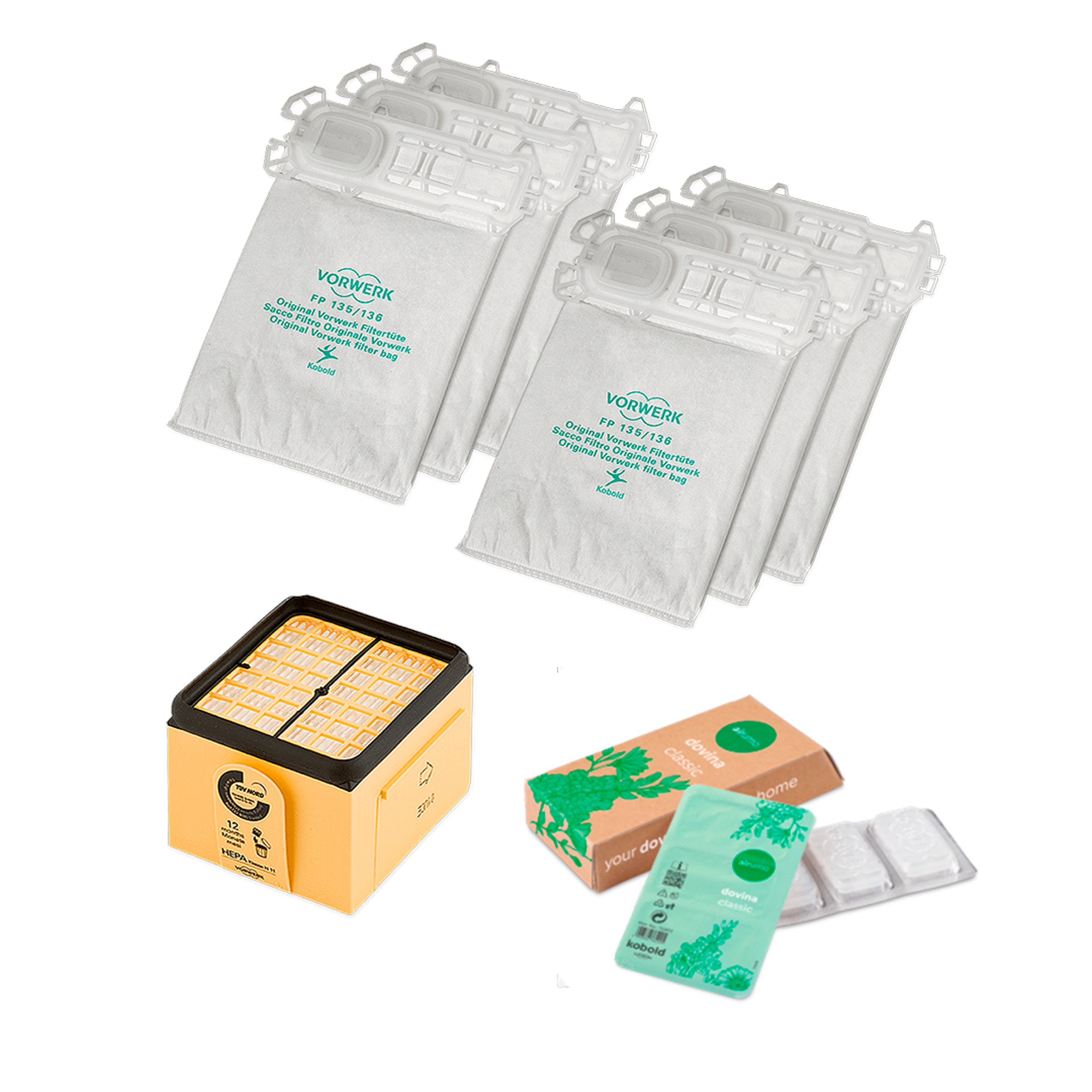 Set anual de consumibles VK135/136
