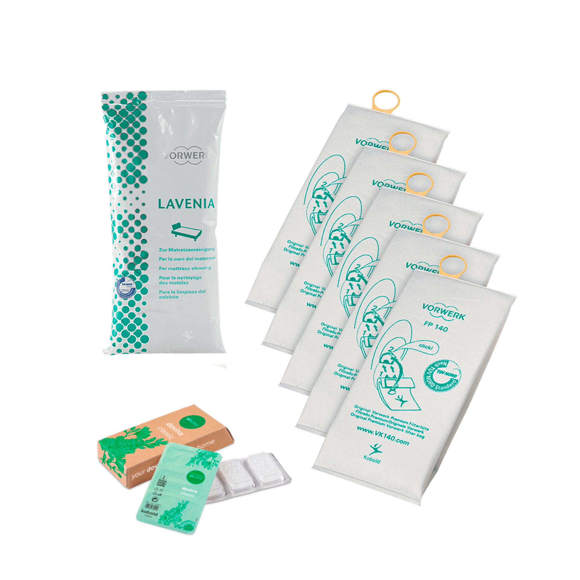 Set anual de consumibles VK140/150