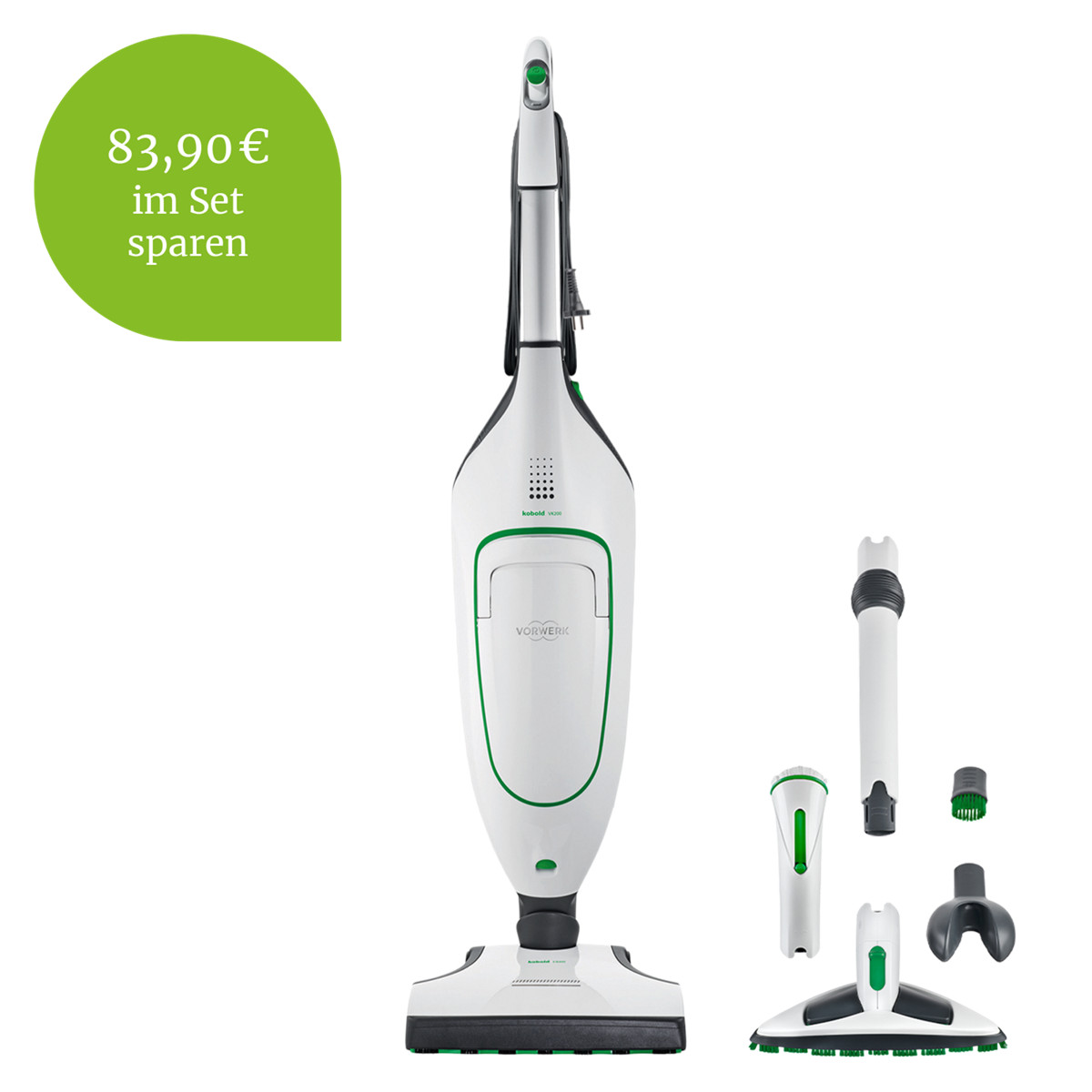 VK200 Handstaubsauger Komfort-Set