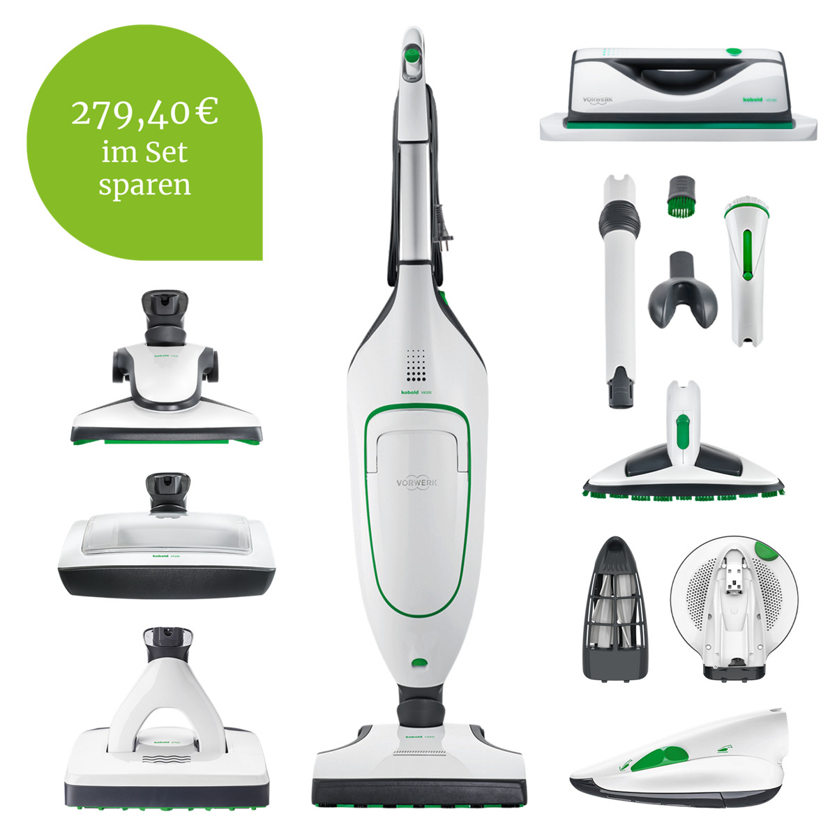 VK200 Handstaubsauger Profi-Set