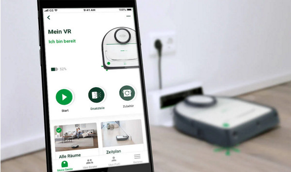 Reinigung starten und stoppen - auch von Unterwegs