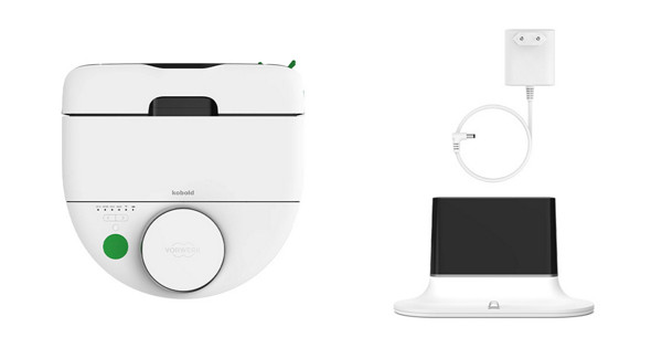 Lieferumfang Kobold VR7 Saugroboter mit Kobold CB7 Ladestation