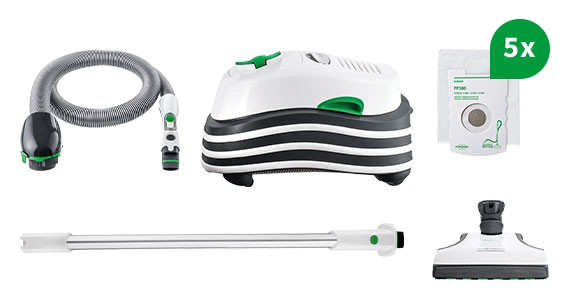 VT300 Bodenstaubsauger + EB400 Automatik-Elektrobürste
