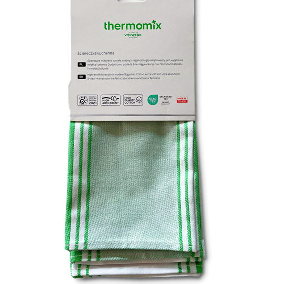 komplet scierek kuchennych bawelna egipska thermomix vorwerk