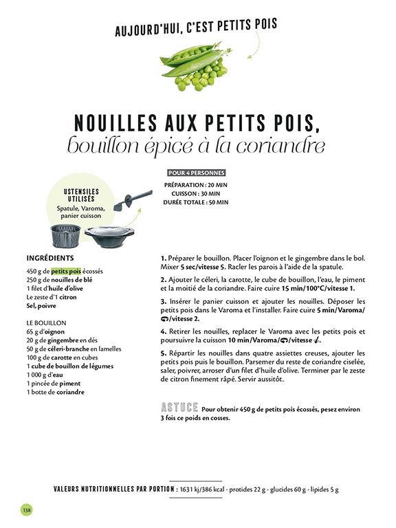 le livre de recettes ma cuisine au quotidien page9