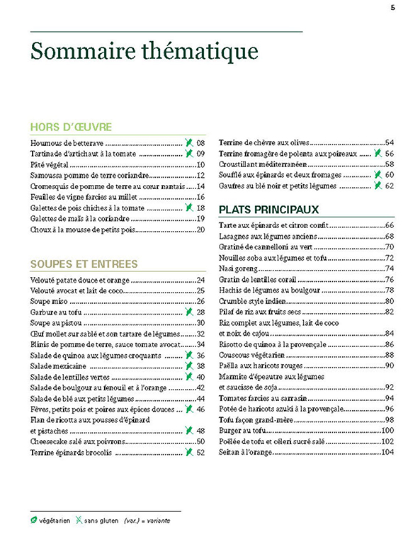 livre vegetales et gourmandes page4