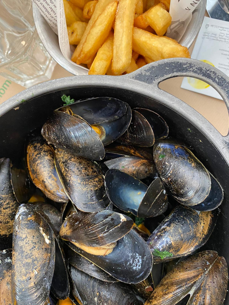  Thermomix® Thermomix® por el mundo recetas mejillones con patatas fritas moules frites 1