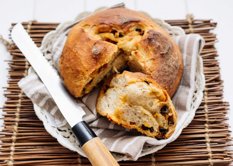  Thermomix® trucos de cocina recetas pan con aceitunas y tomates secos con Thermomix® 2