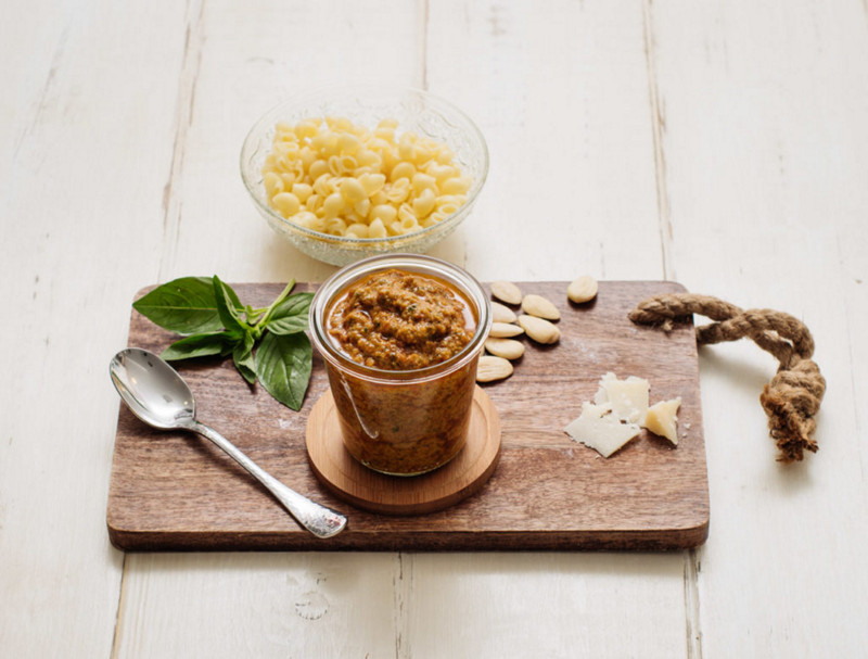  Thermomix® Thermomix® por el mundo recetas pesto de tomates secos con Thermomix® 1