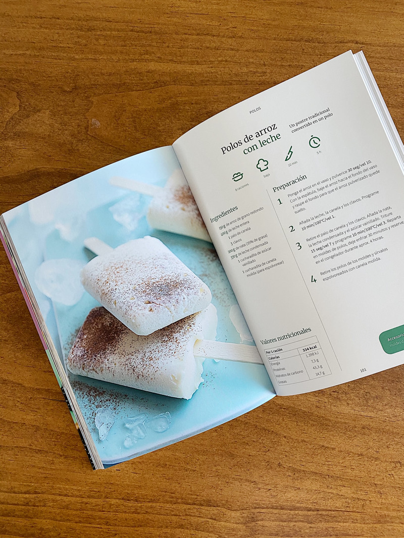  Thermomix® trucos de cocina recetas polos de helado de arroz con leche en Thermomix® 3