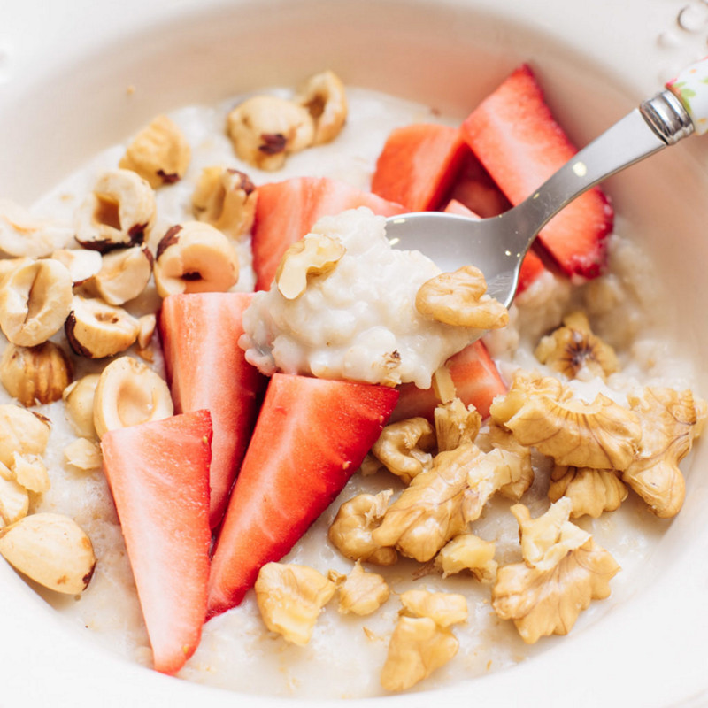  Thermomix® Thermomix® por el mundo recetas porridge sin lactosa con leche de almendras con Thermomix® 3