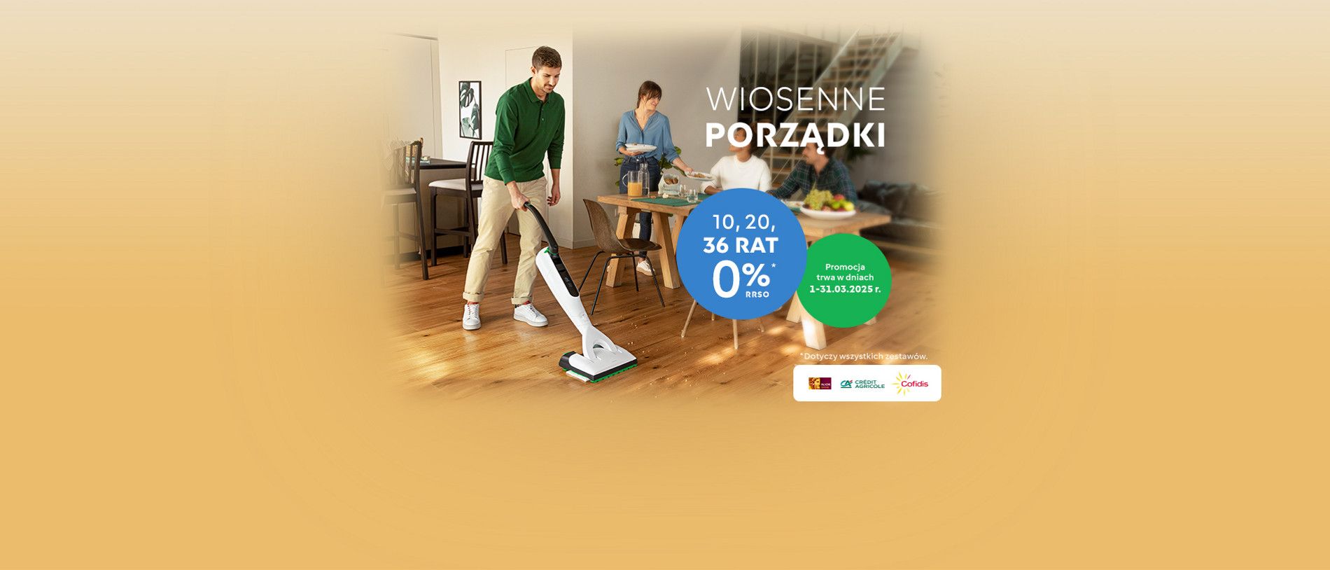 Prezentacja systemu Kobold w domu: Doradca Klienta demonstruje odkurzacz Kobold VK7