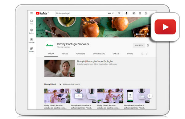 pt Bimby Youtube tablet