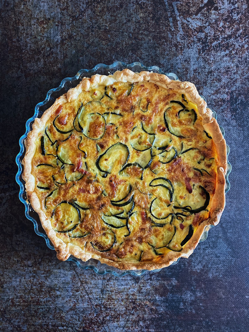  Thermomix® Thermomix® por el mundo recetas quiche de calabacin y jamon en Thermomix® 1