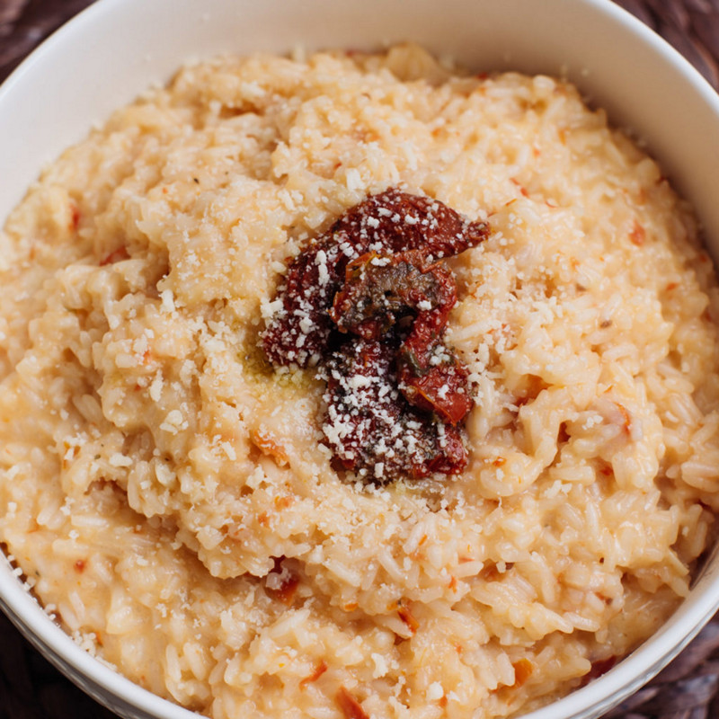  Thermomix® Thermomix® por el mundo recetas risotto de tomates secos y queso parmesano con Thermomix® 2