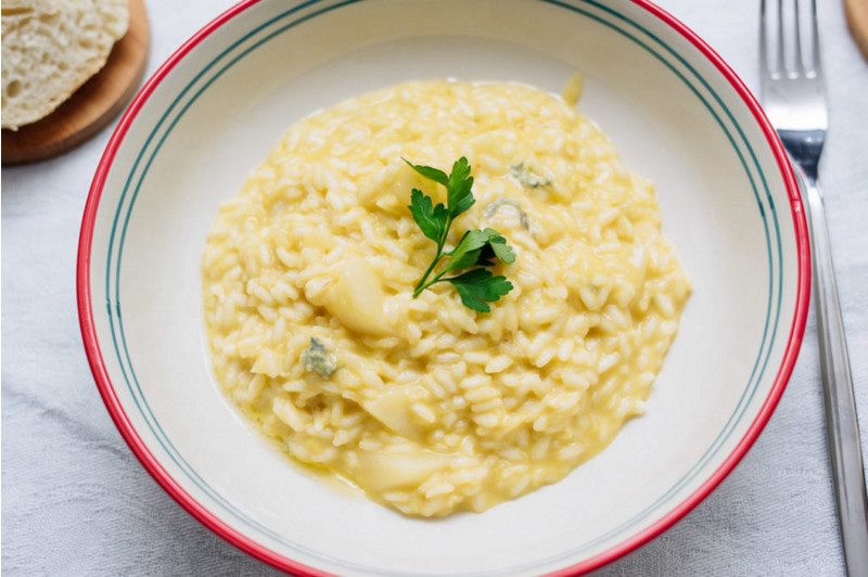 Rissoto con pera y con Thermomix®