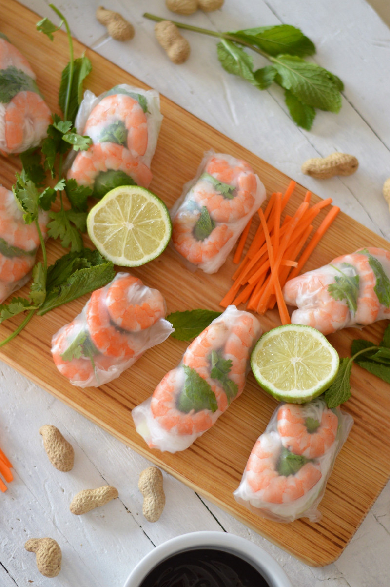  Thermomix® Thermomix® por el mundo recetas rollitos de primavera con salsa de cacahuete 1