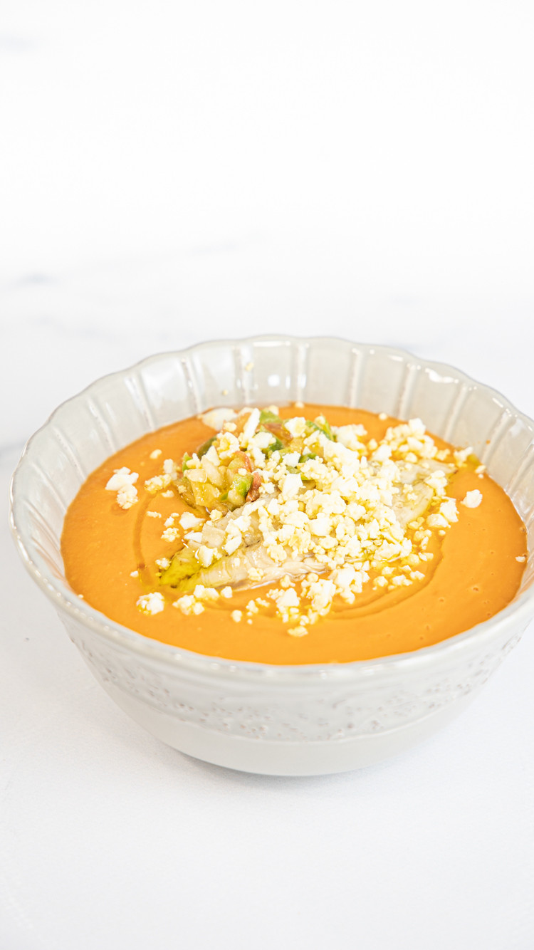  Thermomix® trucos de cocina recetas salmorejo con pipirrana y caballa en Thermomix® 1