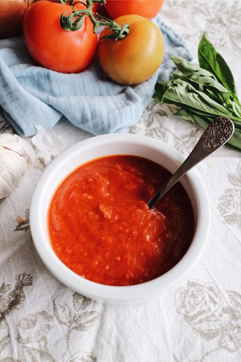 Salsa de tomate italiana en Thermomix®
