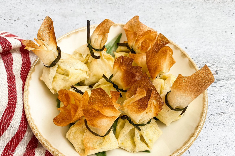 saquitos de verduras y pollo en thermomix 1