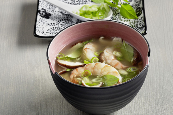 Sauer-scharfe Garnelensuppe aus dem Thermomix®