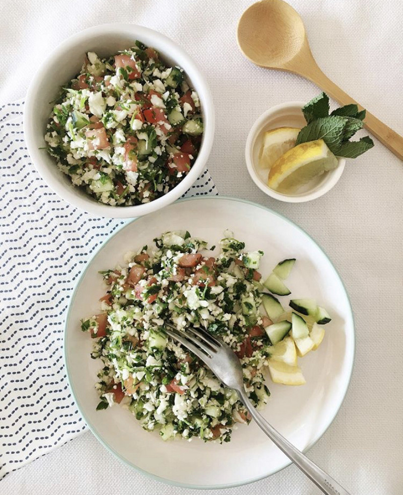  Thermomix® trucos de cocina recetas tabule de coliflor al vapor en Thermomix® 1