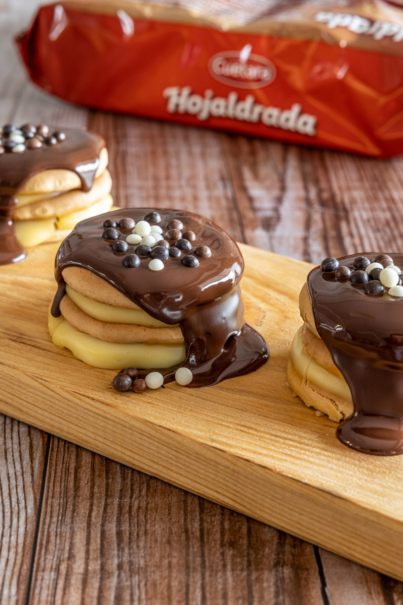  Thermomix® trucos de cocina recetas vasito de platano a capas con galletas hojaldradas cuetara 1