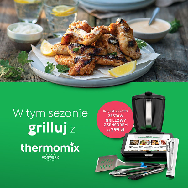 thermomix tm7 vorwerk grill zestaw robot kuchenny