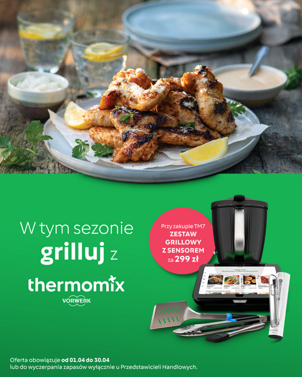 thermomix tm7 vorwerk grill zestaw robot kuchenny