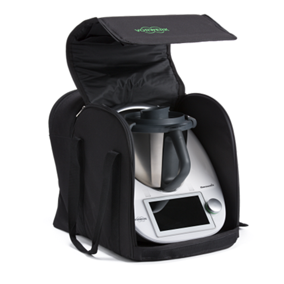 thermomix appliance bag black open perspective