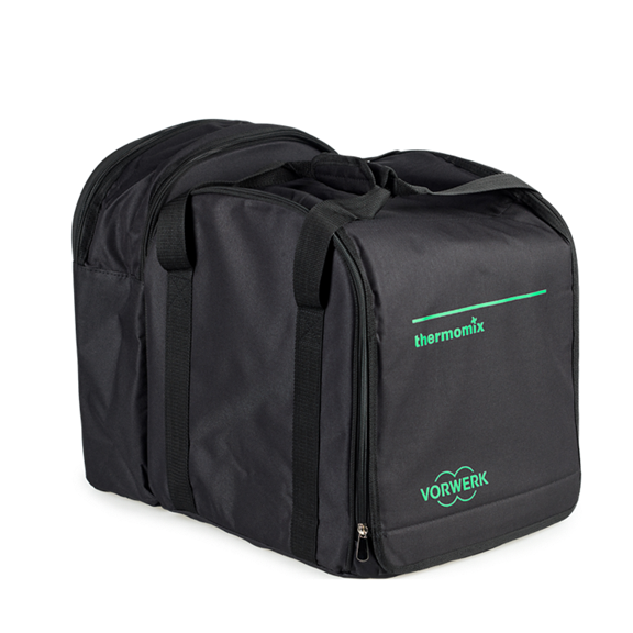 thermomix appliance bag black side perspective left
