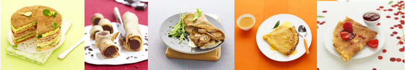  Crêpes sucrées et salées Chandeleur