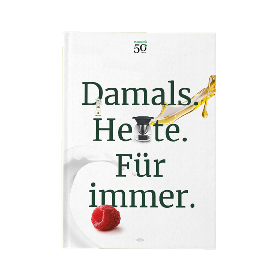 thermomix cookbook damals heute book cover