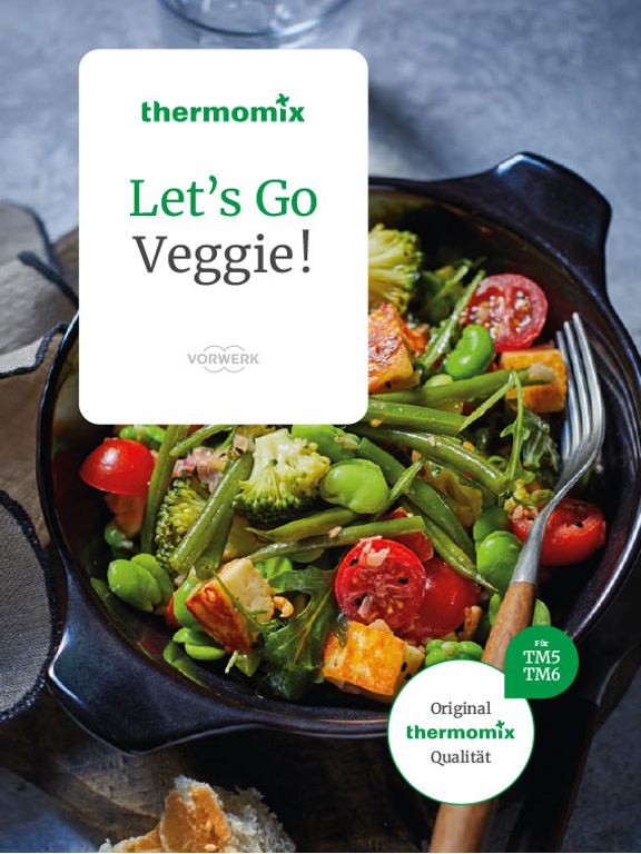 thermomix cookbook lets go veggie cover front neu