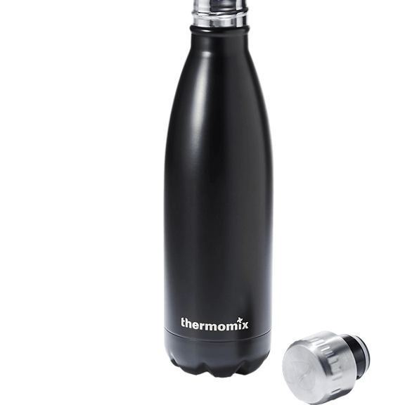 thermomix fisk drinking bottle black open 1