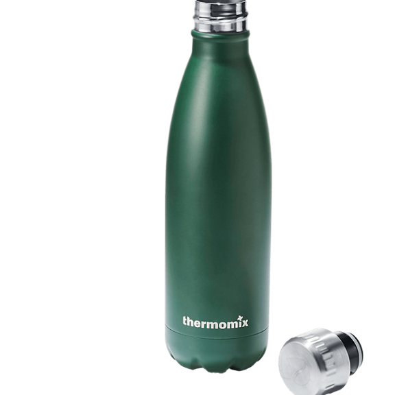 thermomix fisk drinking bottle green open 1