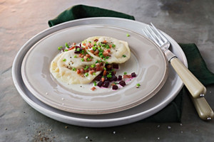Wildschweinravioli