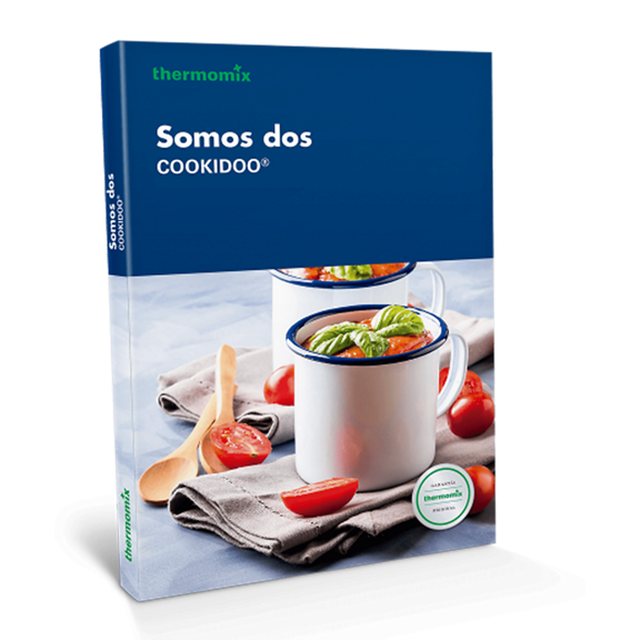 thermomix libro de cocina somos dos cookidoor edicion de bolsillo vista frontal 1