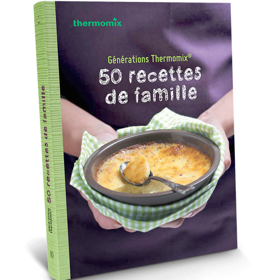 thermomix livre 50 recettes de famille couvrir