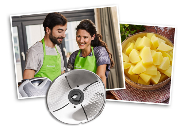 thermomix peeler frau mann geschaelte kartoffeln
