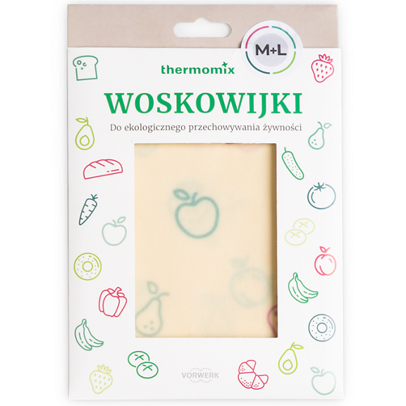 thermomix product zestaw woskowijek rozmiar m i l front view