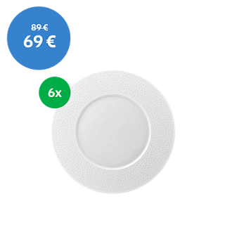 thermomix starter dessert plate l fragment 24cm 6pcs top view b2