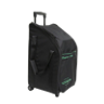 Black Thermomix trolley case with wheels and extendable handle branded with Vorwerk and Thermomix logos